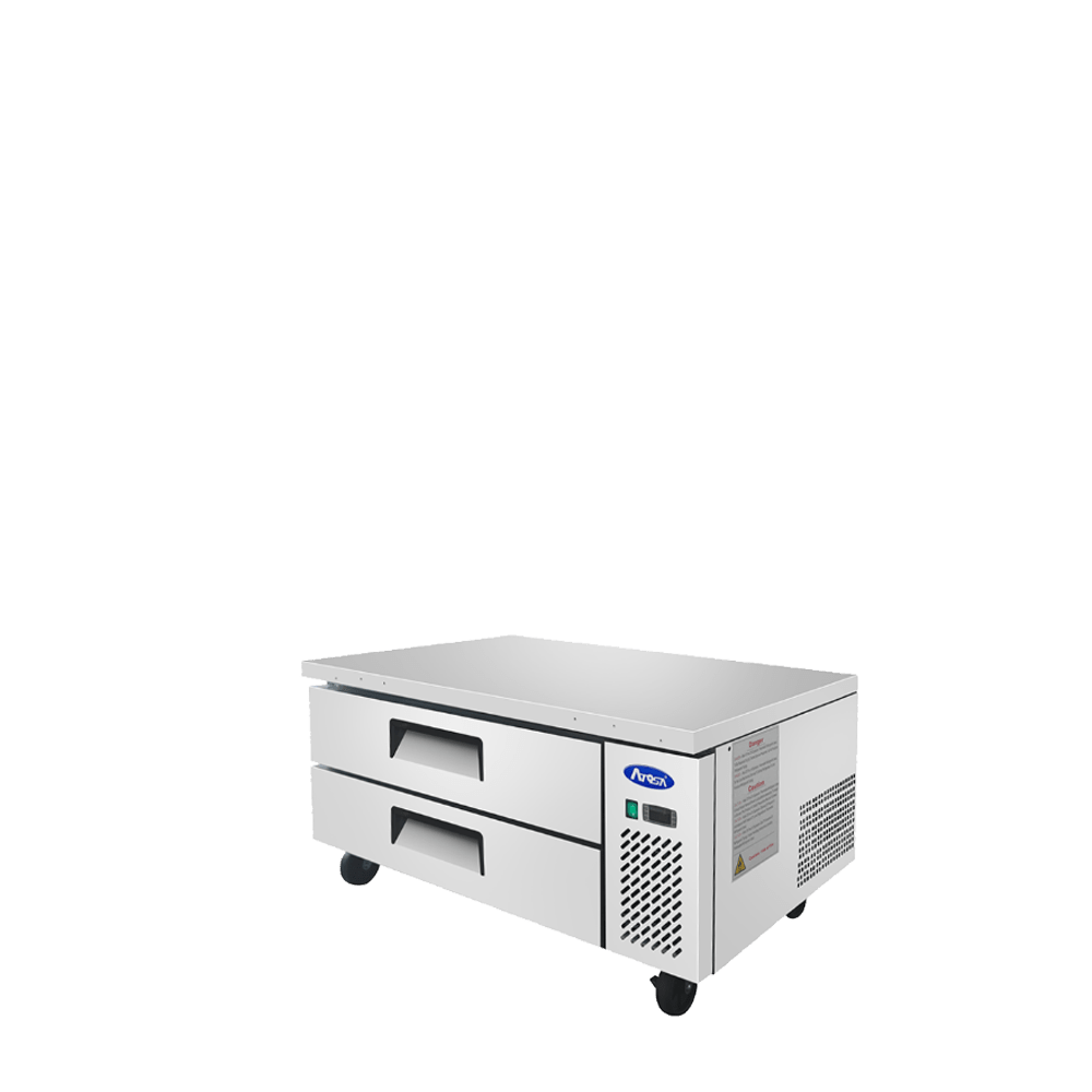 Atosa MGF8450GR 48" Refrigerated Chef Base, 7.7 Cu. Ft.