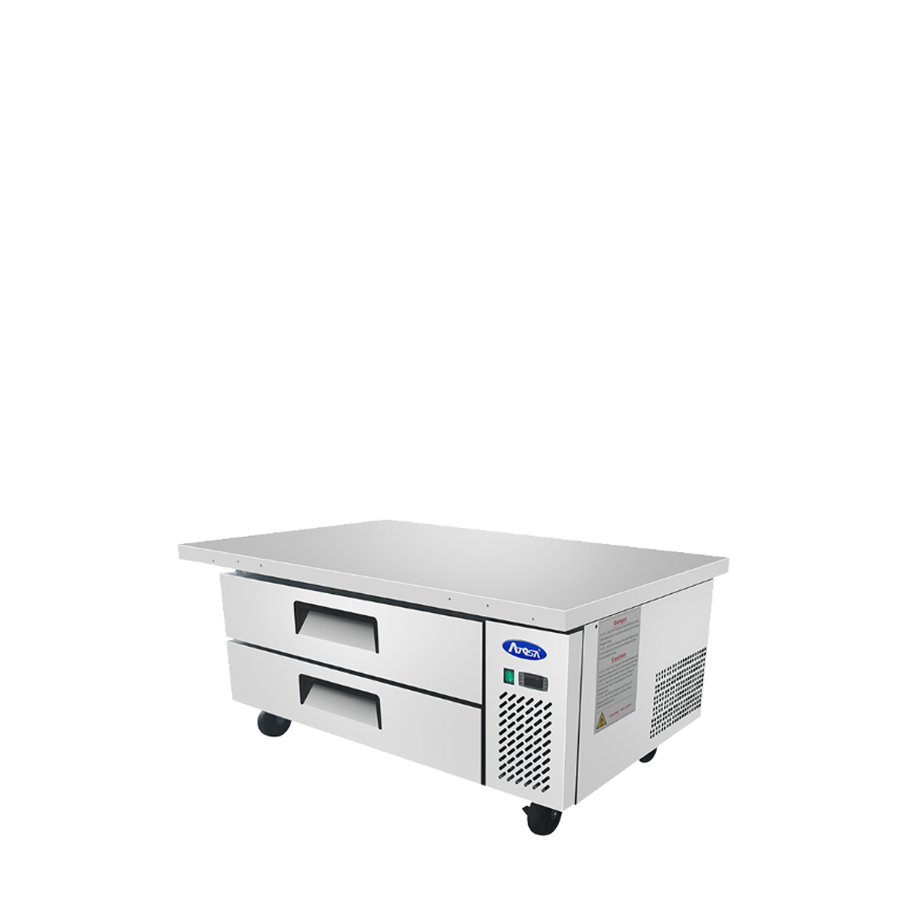 Atosa MGF8451GR 52" Refrigerated Chef Base, 8.4 Cu. Ft.
