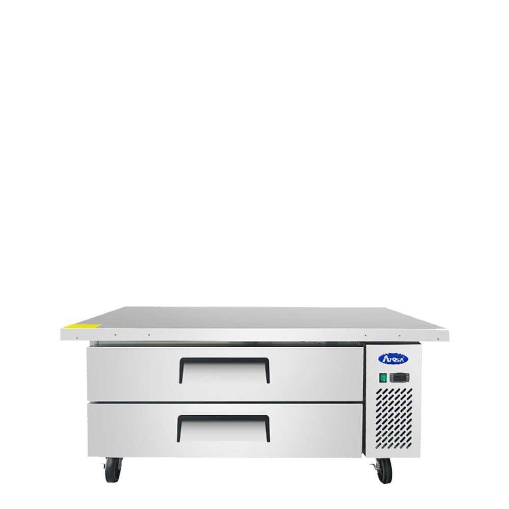 Atosa MGF8451GR 52" Refrigerated Chef Base, 8.4 Cu. Ft.