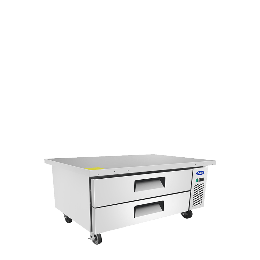 Atosa MGF8452GR 60" Refrigerated Chef Base, Extended Top, 8.4 Cu. Ft.