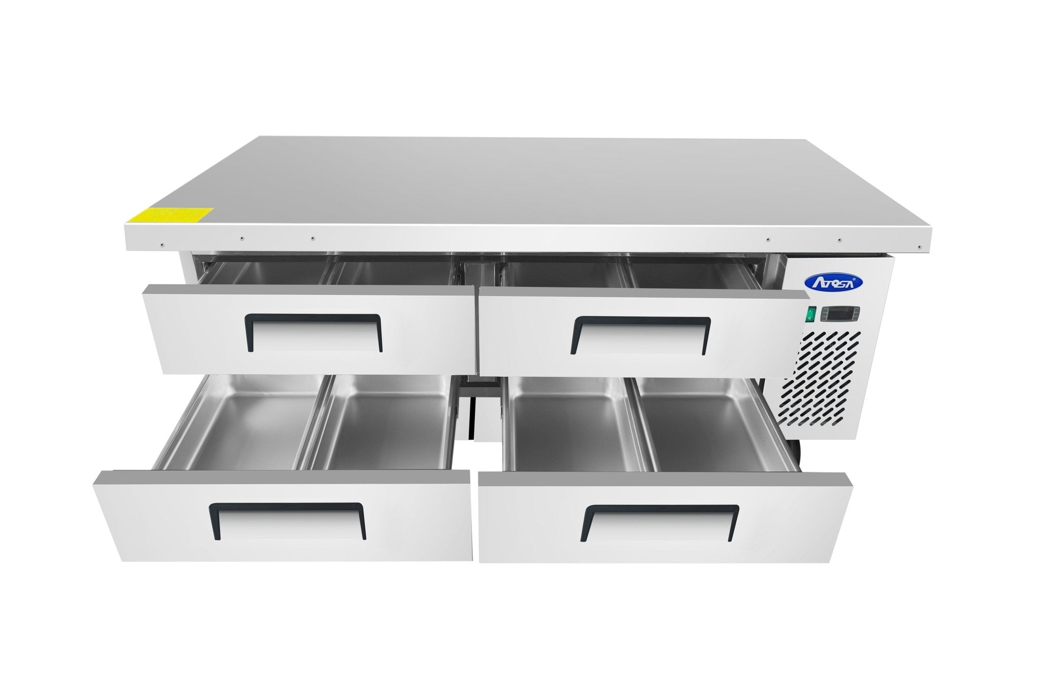 ATOSA MGF8453GR - 72 Inch 2 Drawer Refrigerated Extended Top Chef Base