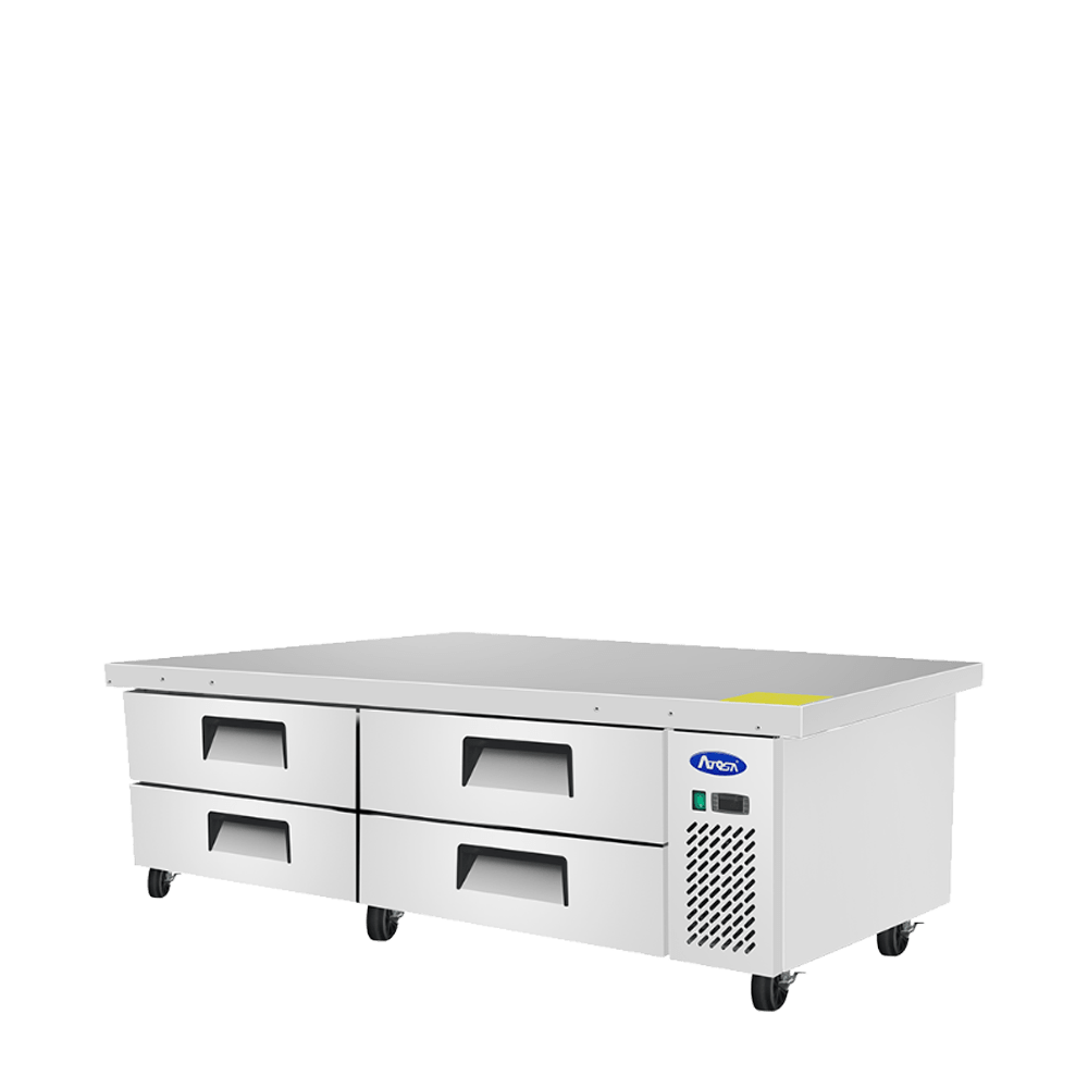 Atosa MGF8453GR 72" Refrigerated Chef Base, 12.1 Cu. Ft.