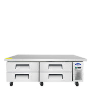 Atosa MGF8453GR 72" Refrigerated Chef Base, 12.1 Cu. Ft.