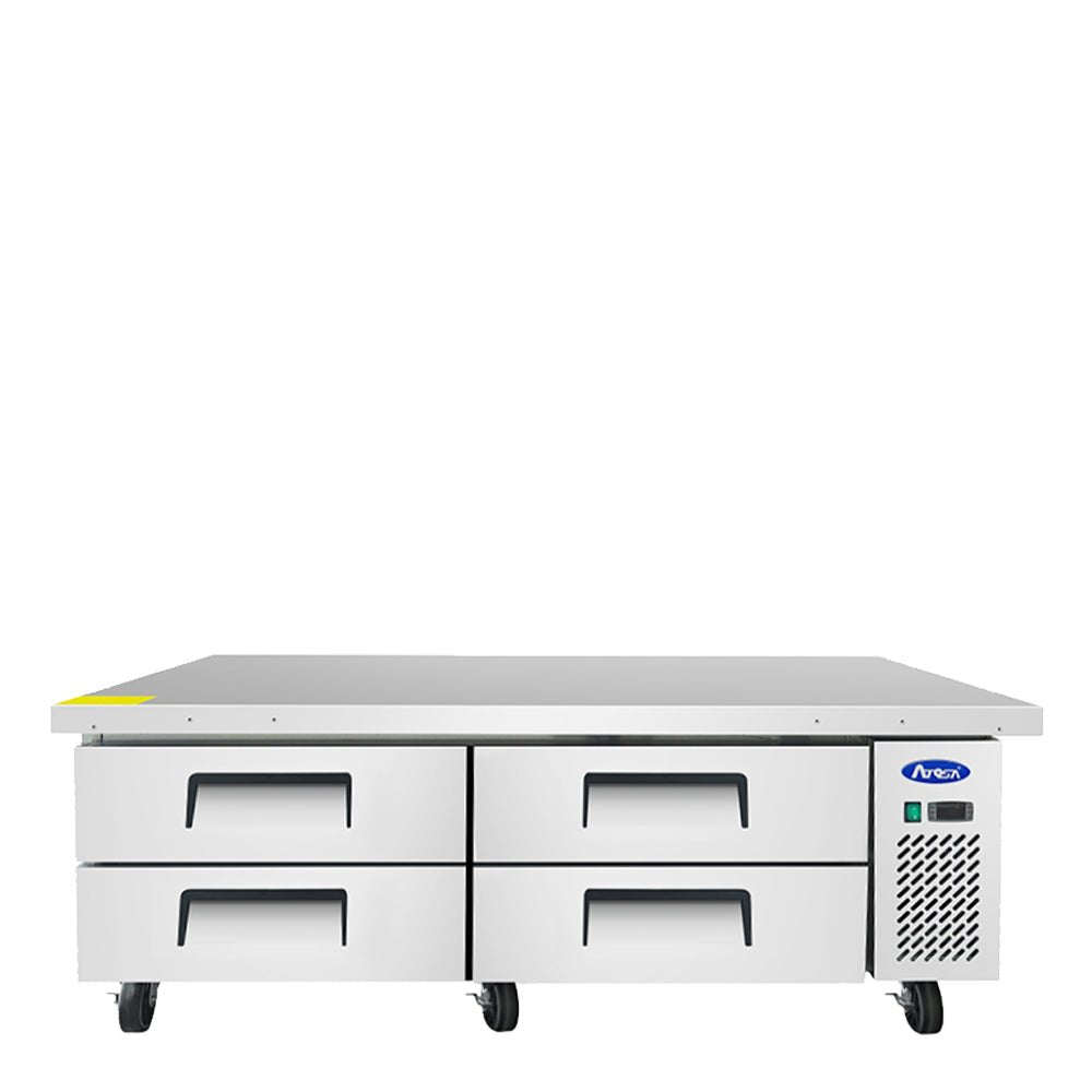 Atosa MGF8453GR 72" Refrigerated Chef Base, 12.1 Cu. Ft.