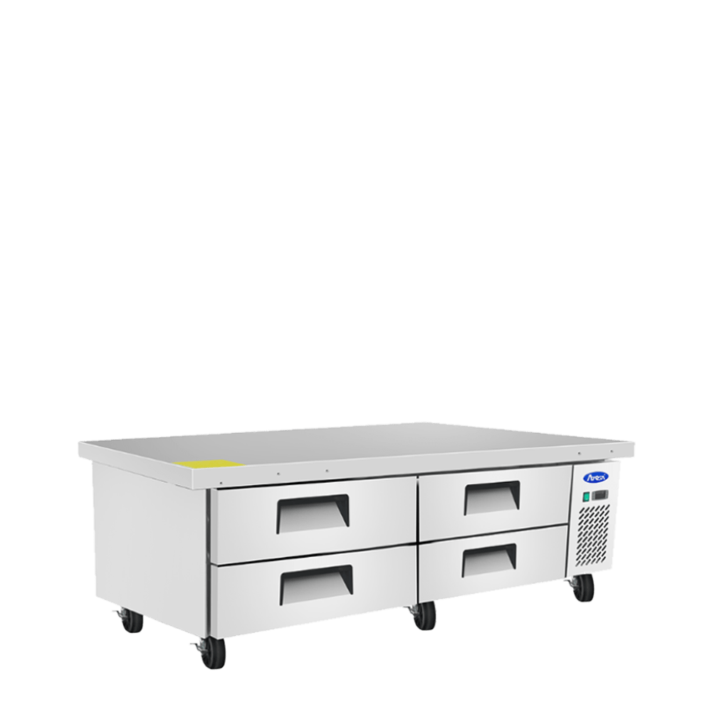 Atosa MGF8453GR 72" Refrigerated Chef Base, 12.1 Cu. Ft.