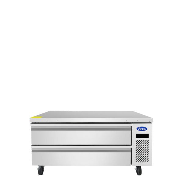 Atosa MGF8460GR Glass-Front Refrigerated Prep Table Product Image