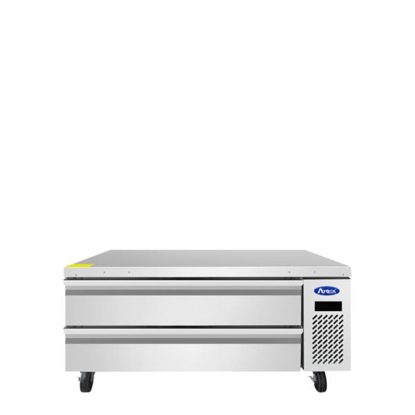 Atosa MGF8462GR Glass-Front Refrigerated Prep Table Product Image