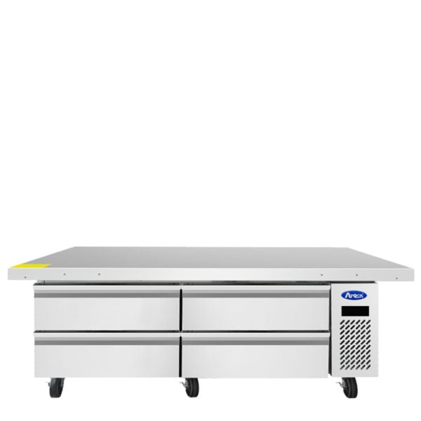 MGF8464GRAtosa MGF8464GR Glass-Front Refrigerated Prep Table