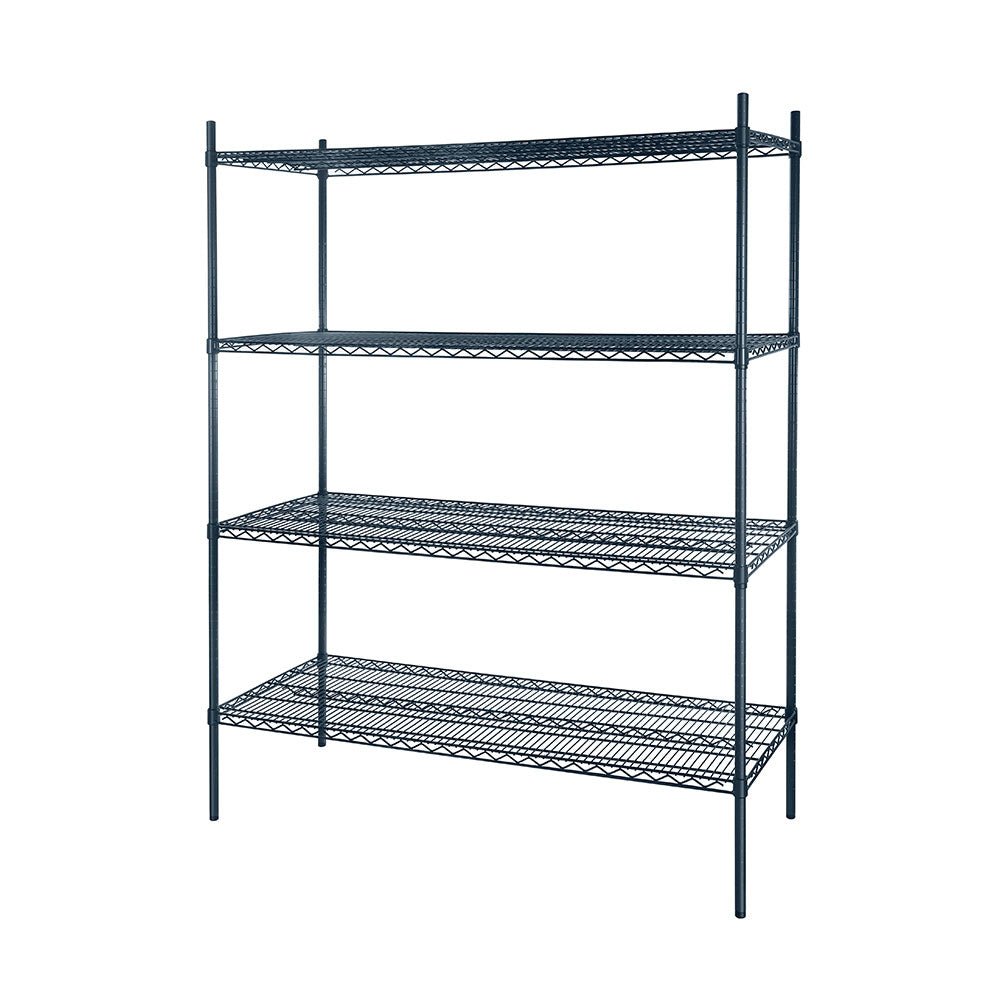Atosa MixRite MWSSE186074 Slate Grey Epoxy Coated Shelving Kit