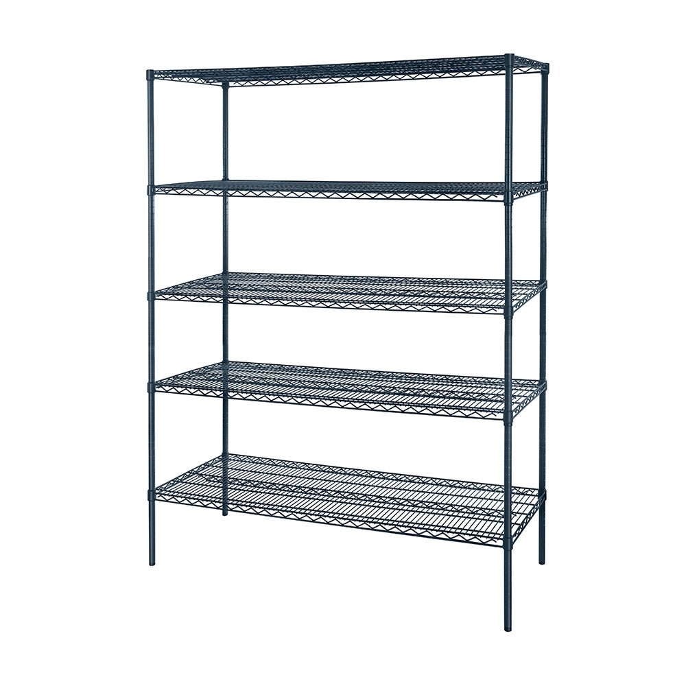 Atosa MixRite MWSSE186086 Slate Grey Epoxy Coated Shelving Kit