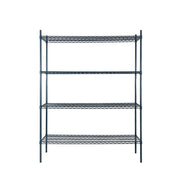 Atosa MixRite MWSSE247274 Slate Grey Epoxy Coated Shelving Kit