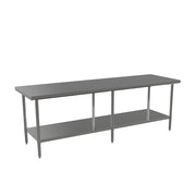 Atosa MixRite ST3684EC 36" x 84" Work Table Flat Top Shelf Styled