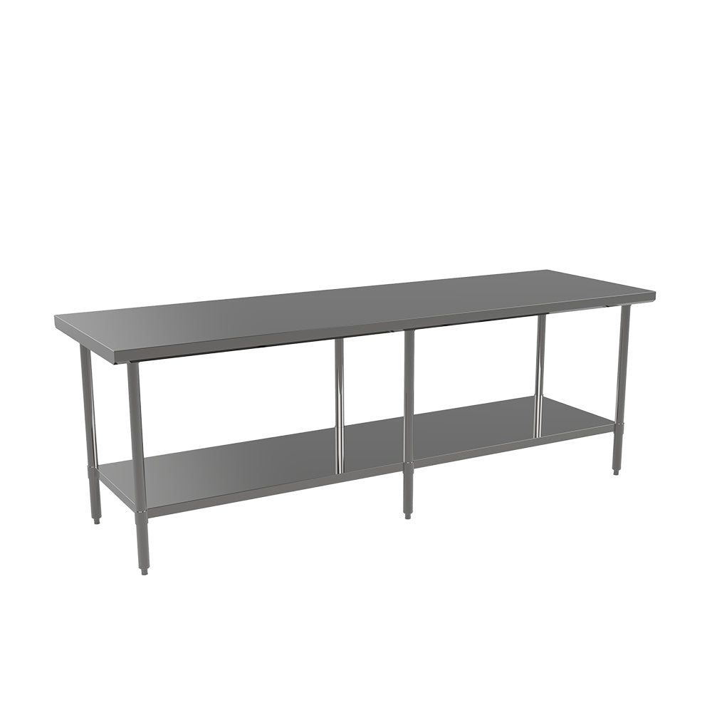 Atosa MixRite ST3684EC 36" x 84" Work Table Flat Top Shelf Styled
