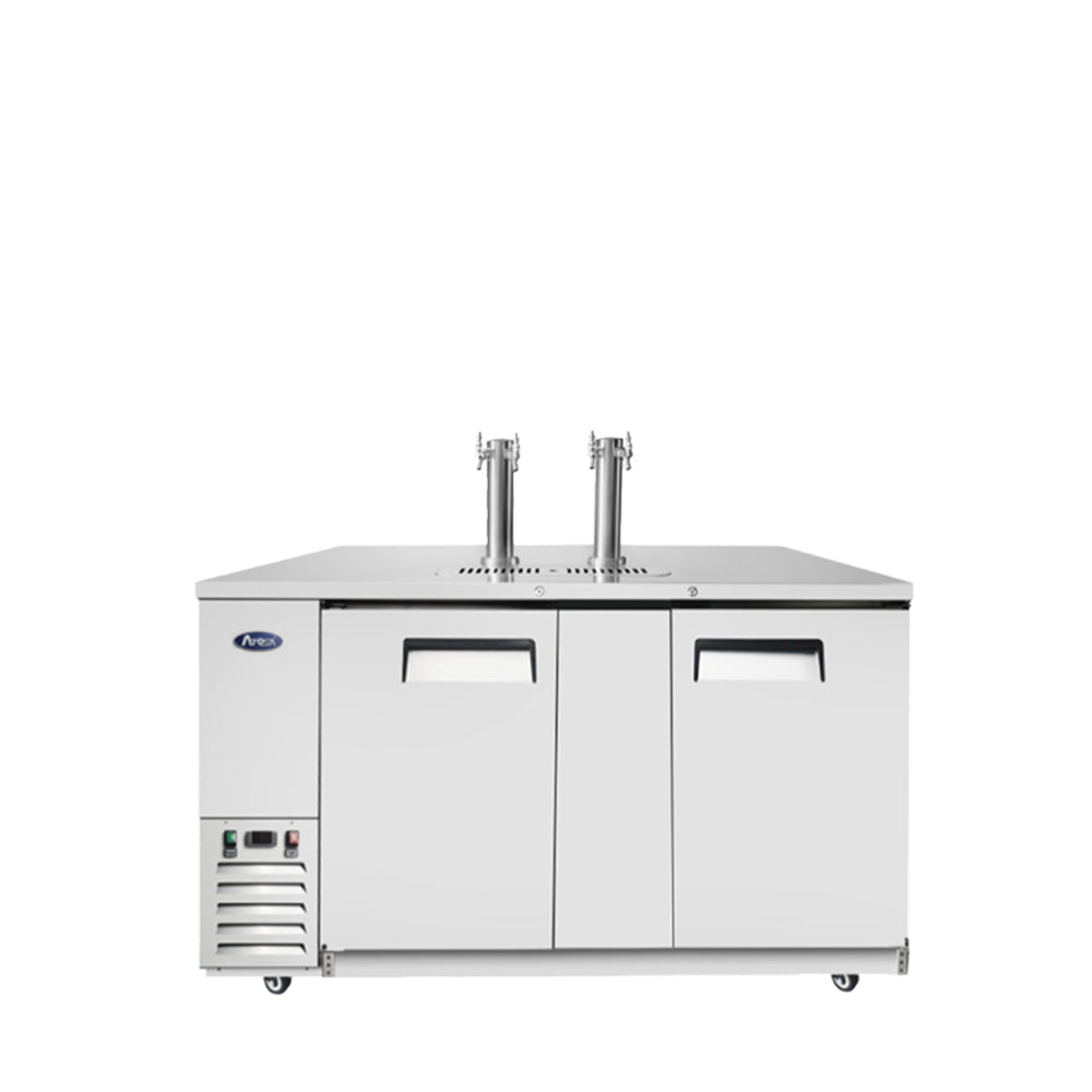 Atosa MKC68GR 68" Direct Draw Keg Cooler, 21.5 Cu. Ft.