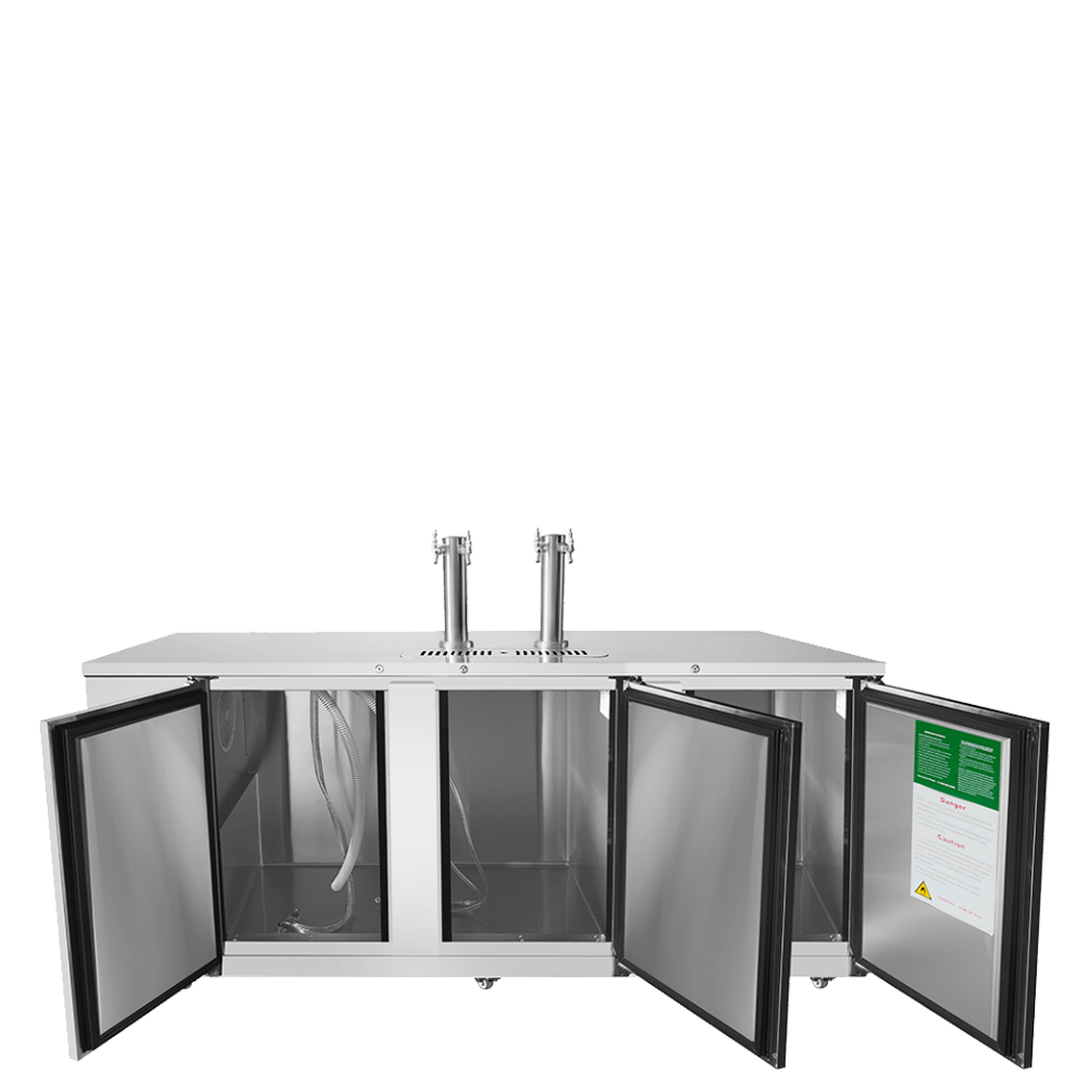Atosa MKC90GR 90" Direct Draw Keg Cooler, 30.1 Cu. Ft.