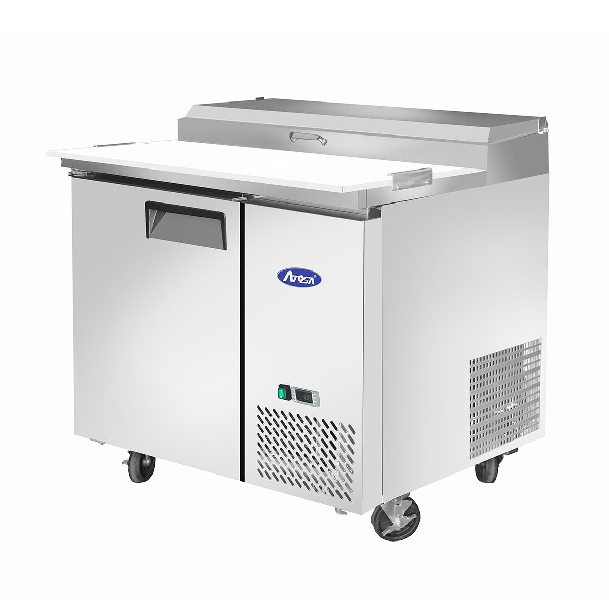 Atosa MPF8201GR 44" Refrigerated Pizza Prep Table, 9.7 Cu. Ft.