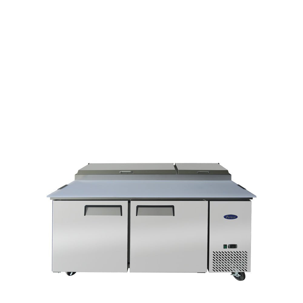 Atosa MPF8202GR 67" Refrigerated Pizza Prep Table, 18.5 Cu. Ft.