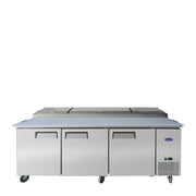 Atosa MPF8203GR 93" Refrigerated Pizza Prep Table, 28.4 Cu. Ft.