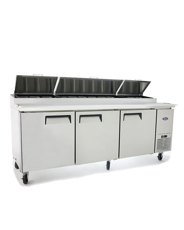 Atosa MPF8203GR 93" Refrigerated Pizza Prep Table, 28.4 Cu. Ft.
