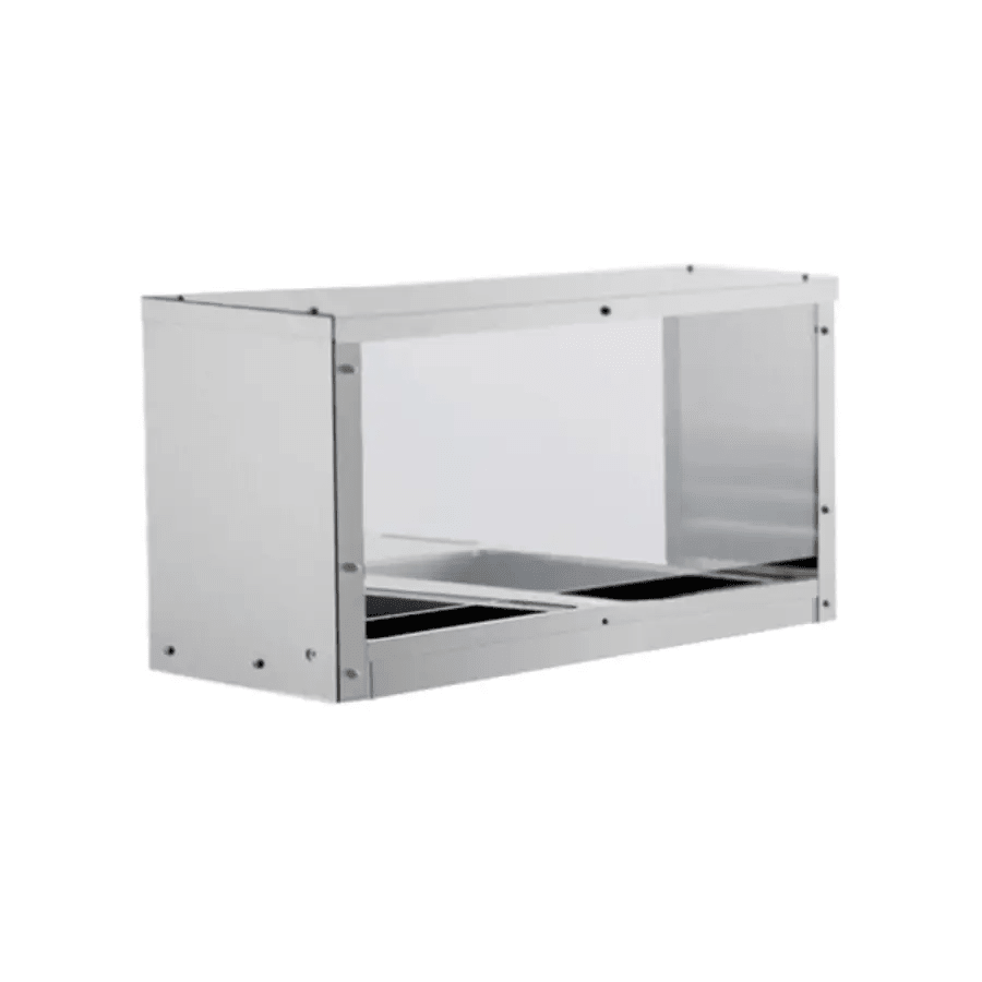 Atosa MROS-2ST Overshelf Sneezeguard for 2-Well Steam Table Product Image