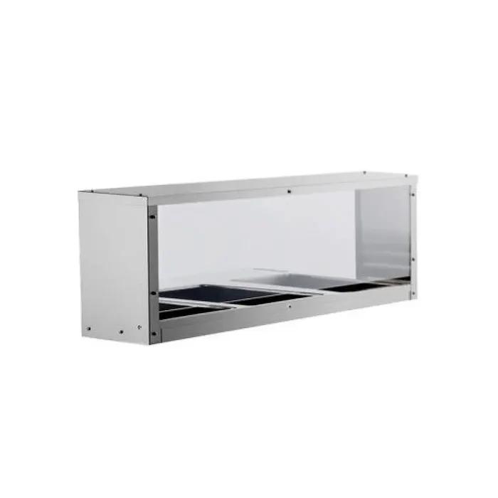 Atosa MROS-3ST Overshelf Sneezeguard for 3-Well Steam Table Product Image