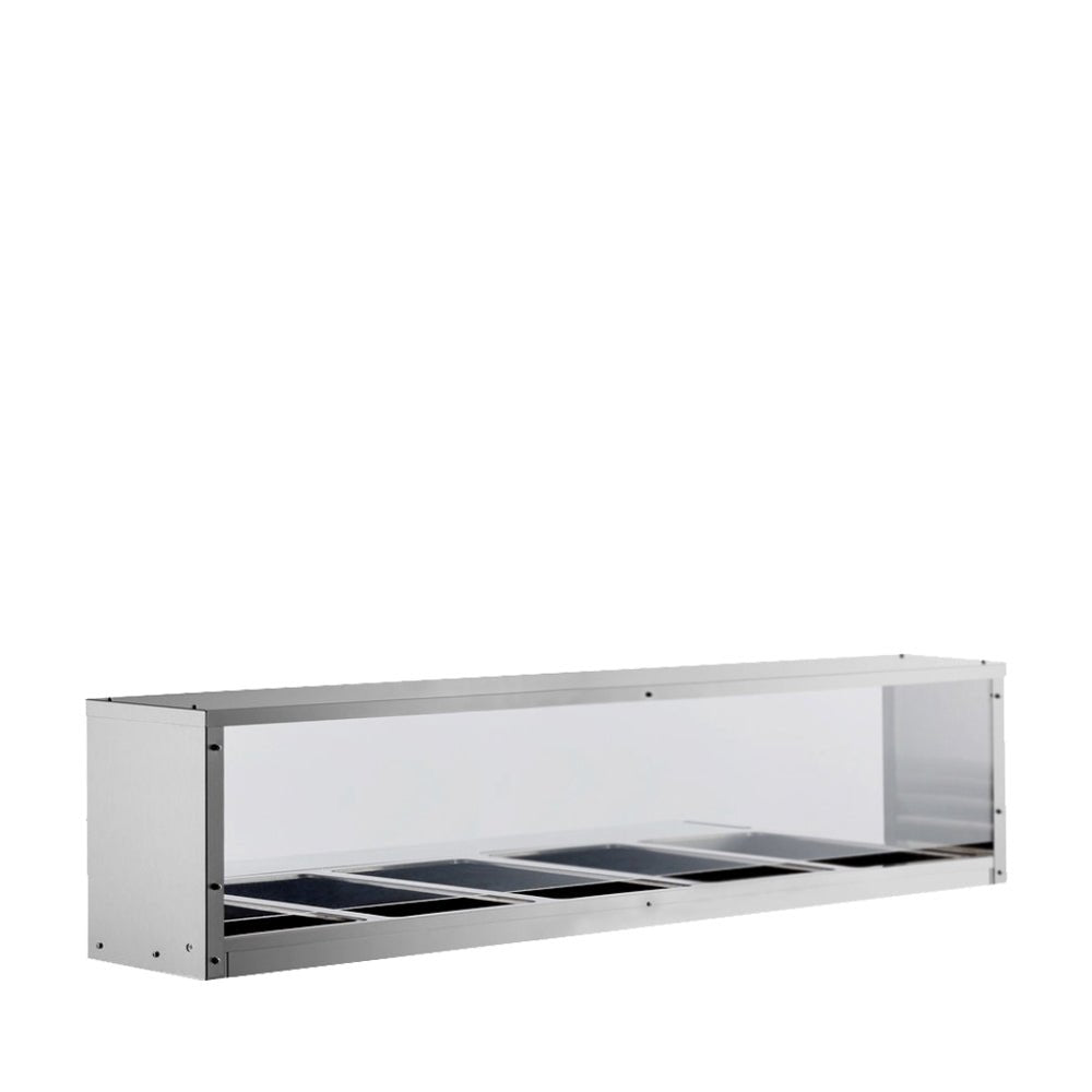 Atosa MROS-5ST Overshelf/Sneezeguard for Steam Table
