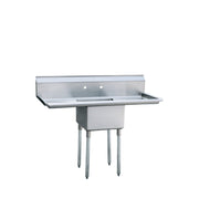 ATOSA MRSA - 1 - D One Comp. Sink, 18 Inch with Right And Left Drainboards