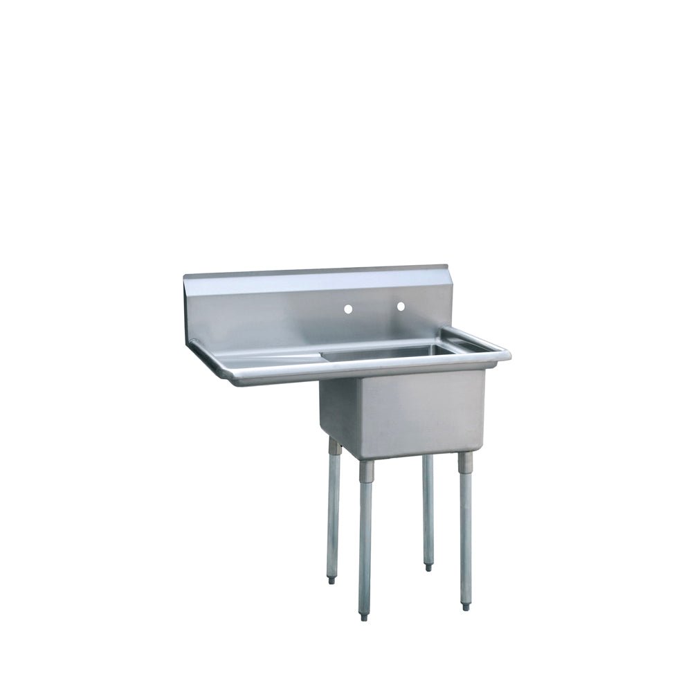 ATOSA MRSA - 1 - L One Comp. Sink, 18 Inch with Left Drainboards
