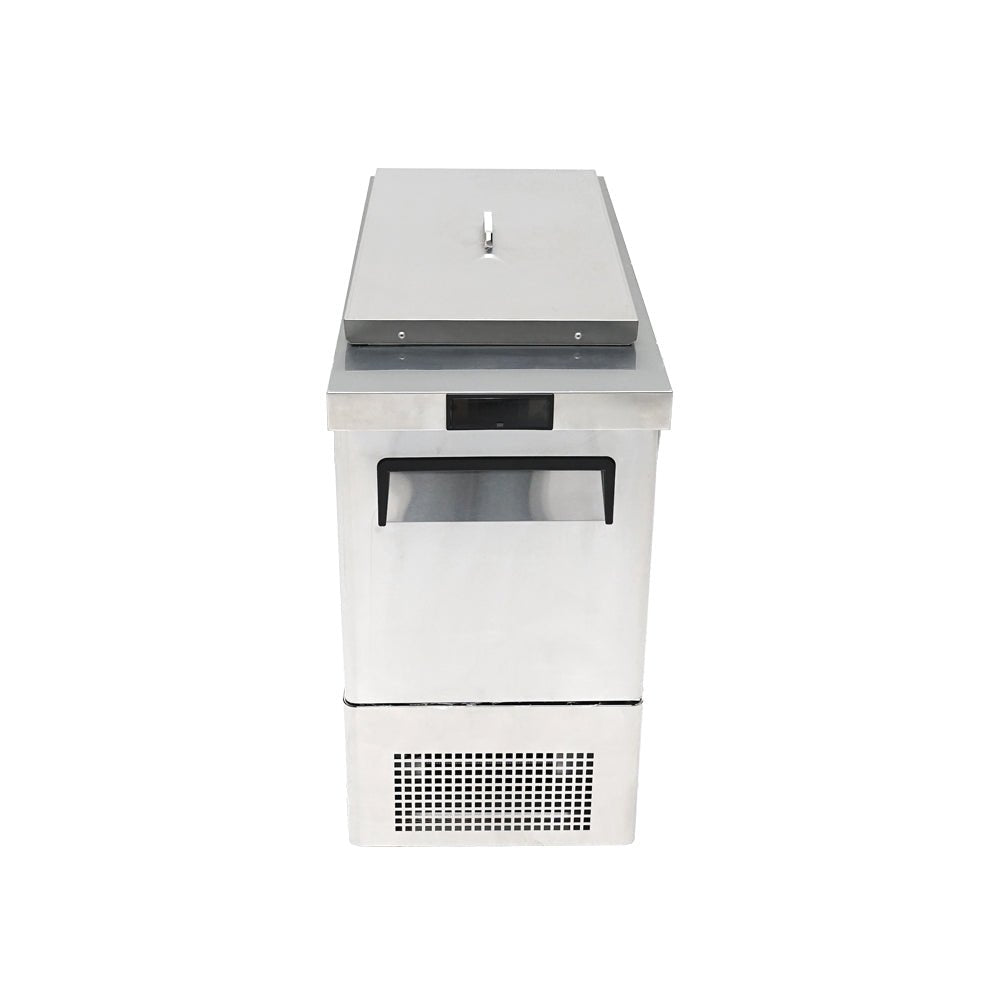 Atosa MSF17GR-NTCV 17" Slim Sandwich Prep Table, 3.7 Cu. Ft.