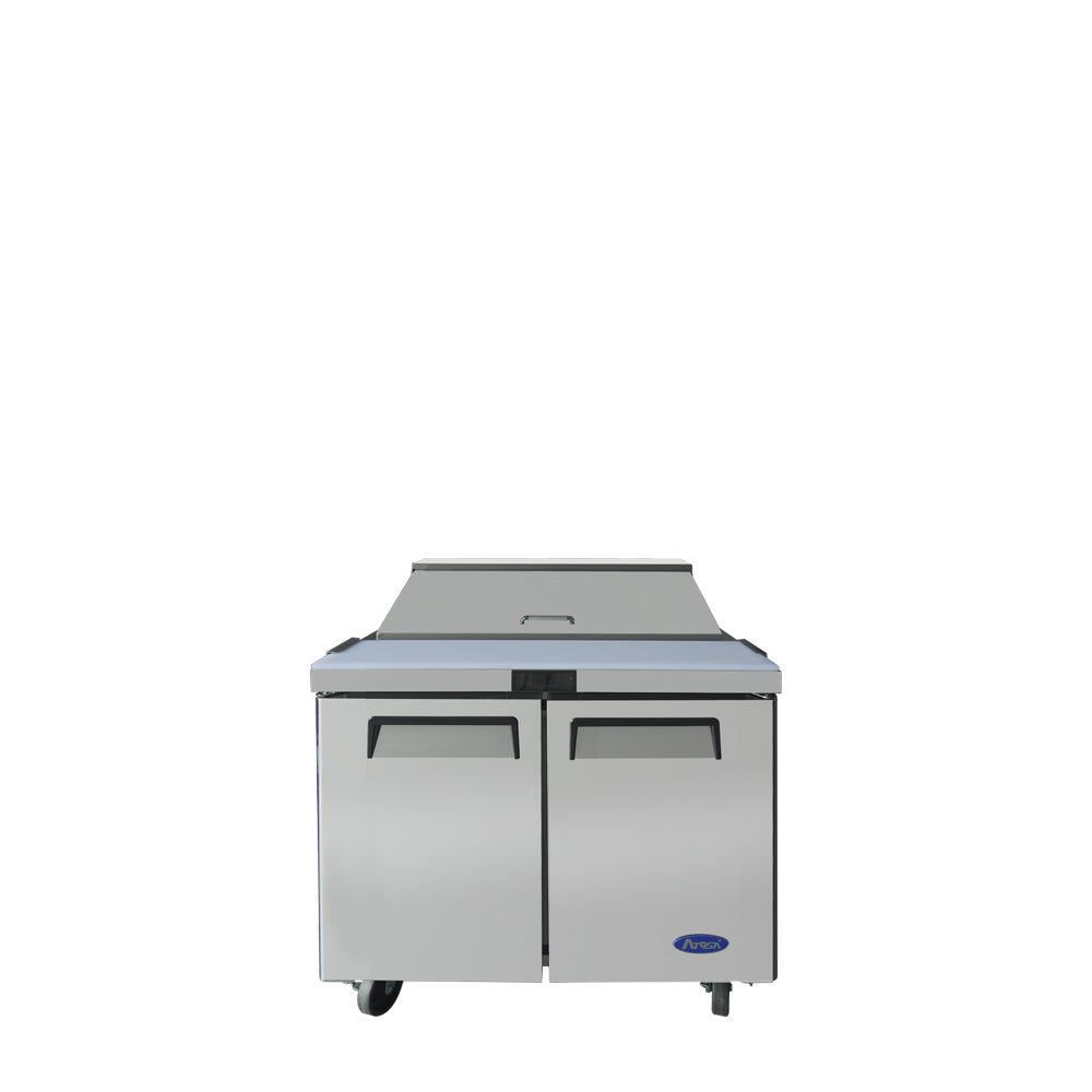 Atosa MSF3610GR 36" Refrigerated Standard Top Sandwich Prep Table, 8.7 Cu. Ft.