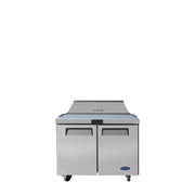 Atosa MSF3610GR 36" Refrigerated Standard Top Sandwich Prep Table, 8.7 Cu. Ft.