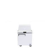 Atosa MSF8301GR 27" Refrigerated Standard Top Sandwich Prep Table, 7.2 Cu. Ft.