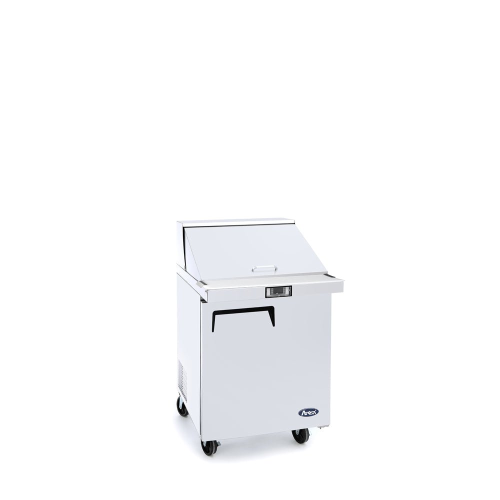 Atosa MSF8301GR 27" Refrigerated Standard Top Sandwich Prep Table, 7.2 Cu. Ft.