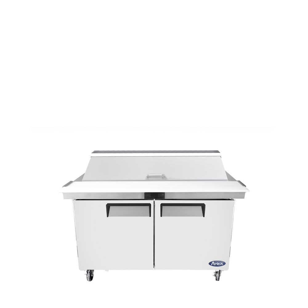Atosa MSF8303GR 60" Refrigerated Standard Top Sandwich Prep Table, 17.2 Cu. Ft.