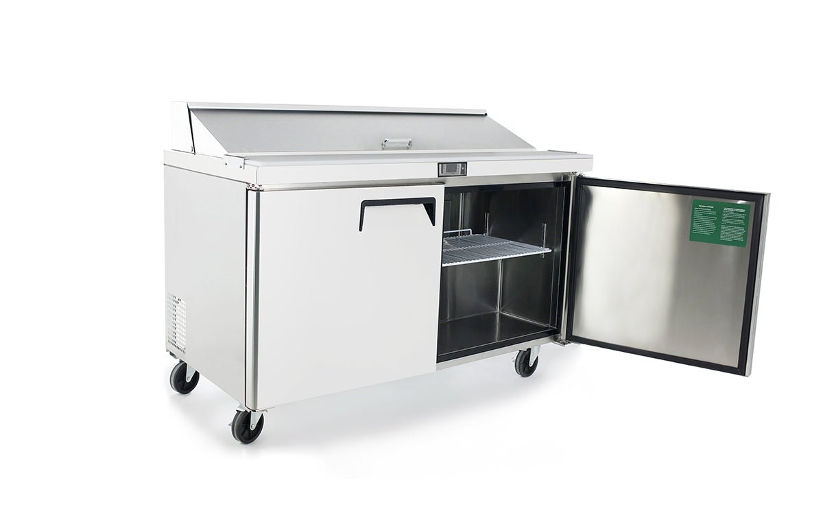 Atosa MSF8303GR 60" Refrigerated Standard Top Sandwich Prep Table, 17.2 Cu. Ft.
