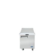Atosa MSF8305GR 27" Refrigerated Mega Top Sandwich Prep Table, 7.2 Cu. Ft.
