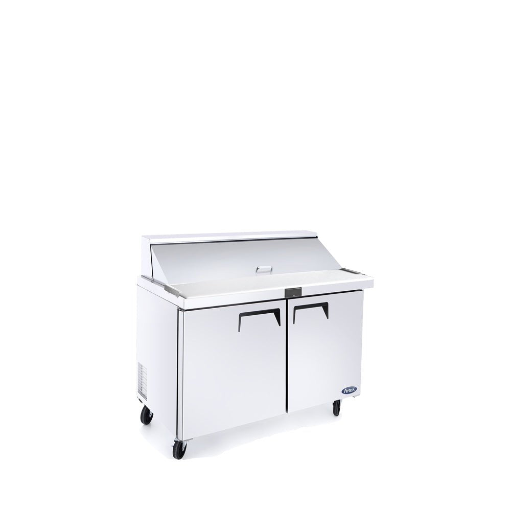 Atosa MSF8306GR 48" Refrigerated Mega Top Sandwich Prep Table, 13.4 Cu. Ft.