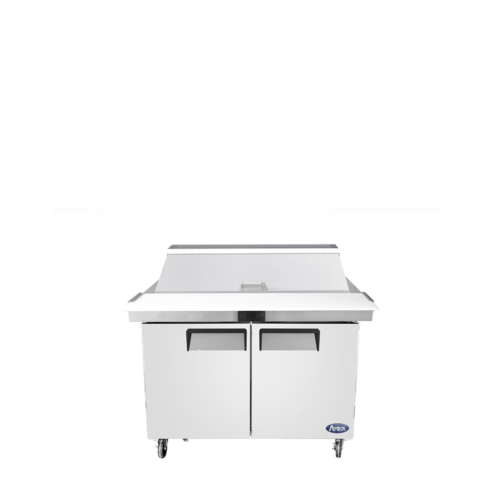 Atosa MSF8306GR 48" Refrigerated Mega Top Sandwich Prep Table, 13.4 Cu. Ft.