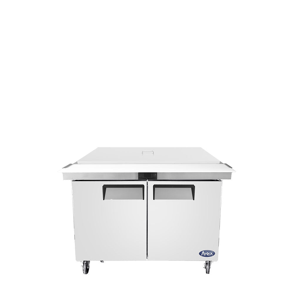 Atosa MSF8306GR-NTCV 48" Mega Top Sandwich Prep Table, 13.4 Cu. Ft.