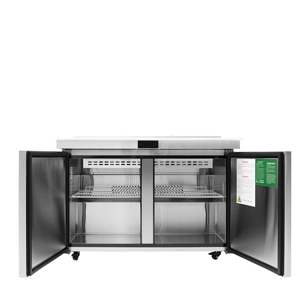 Atosa MSF8306GR-NTCV 48" Mega Top Sandwich Prep Table, 13.4 Cu. Ft.