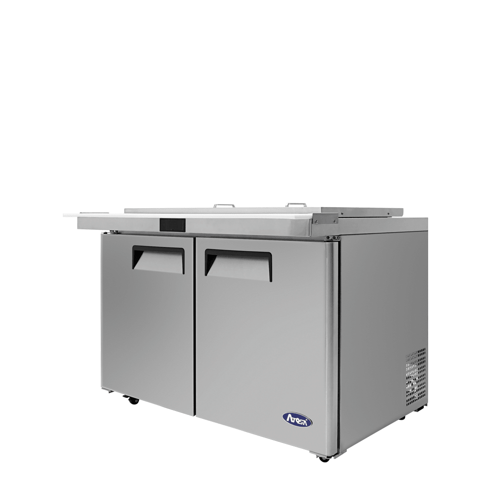 Atosa MSF8306GR-NTCV 48" Mega Top Sandwich Prep Table, 13.4 Cu. Ft.