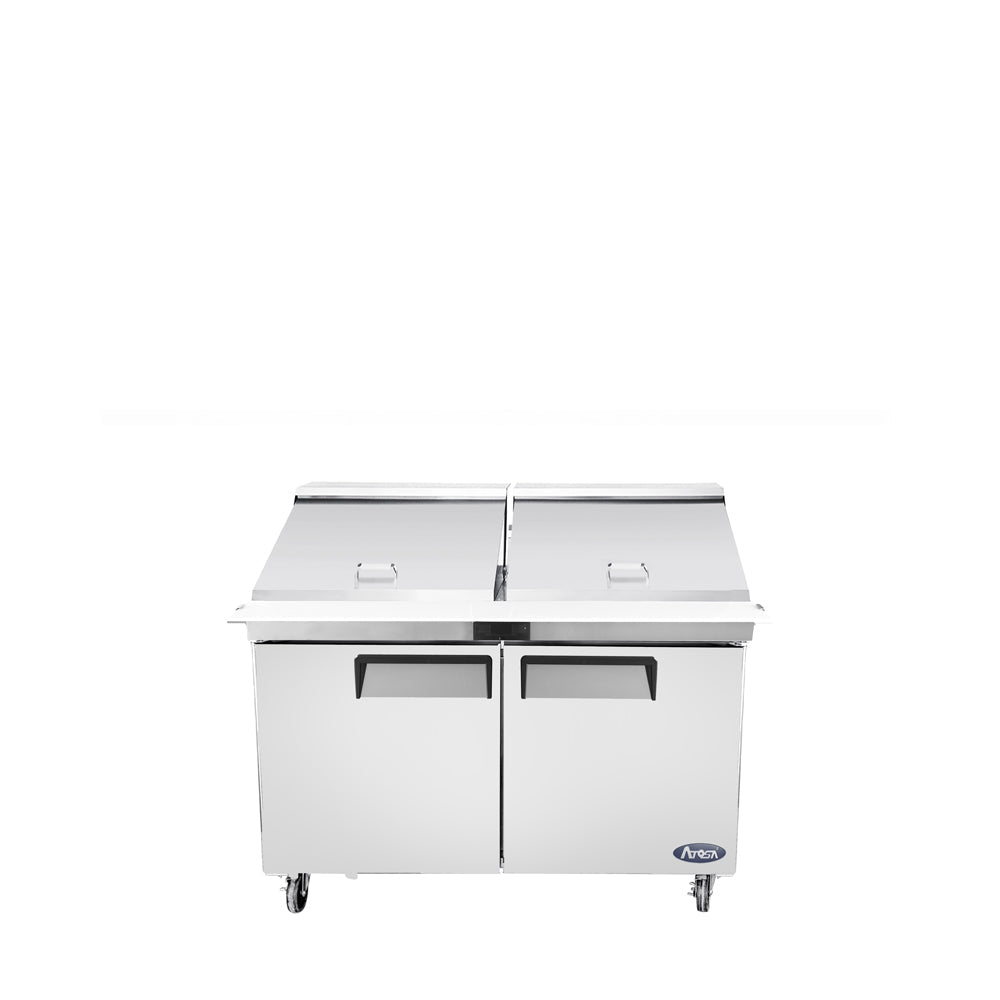 Atosa MSF8307GR 60" Refrigerated Mega Top Sandwich Prep Table, 17.2 Cu. Ft.