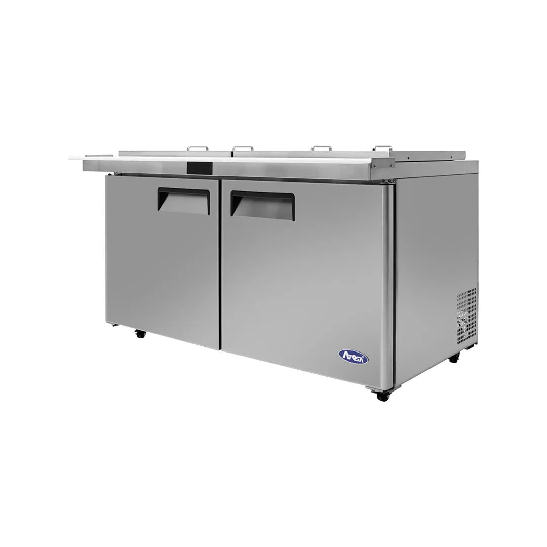 ATOSA MSF8307GR - NTCV 2 Door Mega Top Sandwich Prep Table - 60 Inch