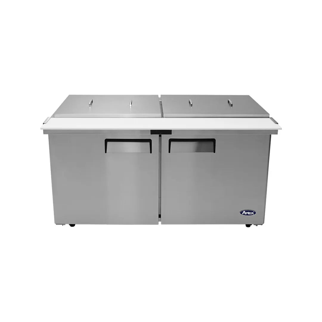 ATOSA MSF8307GR - NTCV 2 Door Mega Top Sandwich Prep Table - 60 Inch