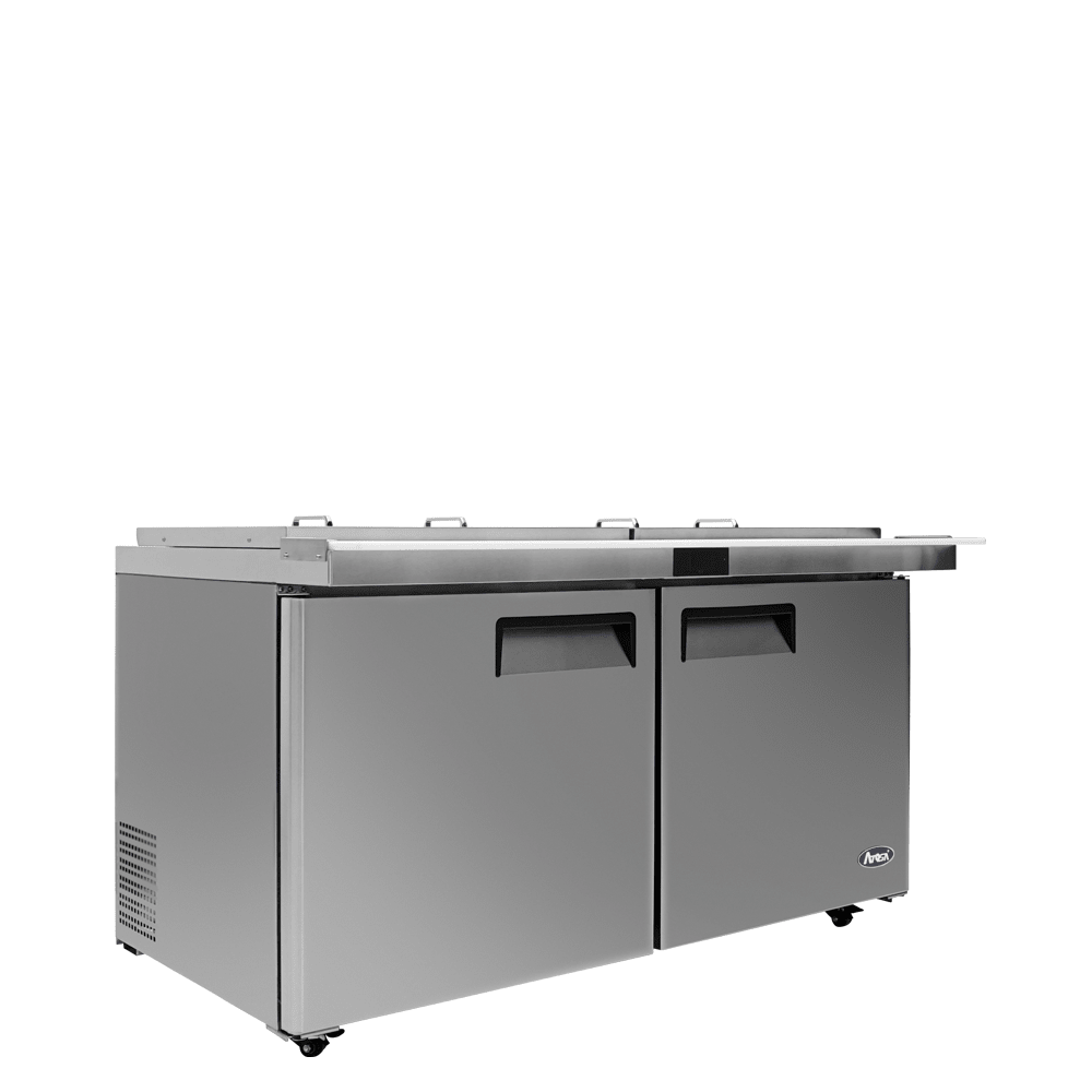 Atosa MSF8307GR-NTCV 60" Mega Top Sandwich Prep Table, 17.2 Cu. Ft.