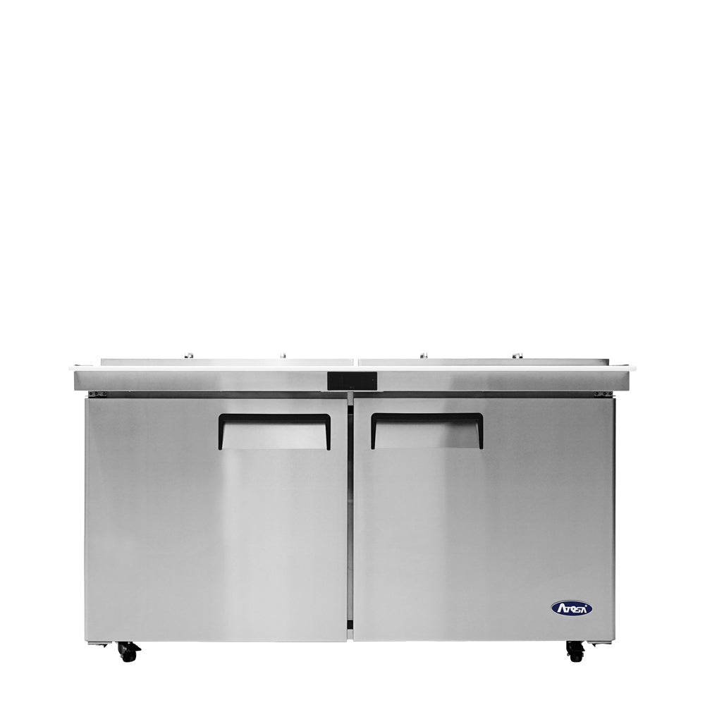 Atosa MSF8307GR-NTCV 60" Mega Top Sandwich Prep Table, 17.2 Cu. Ft.