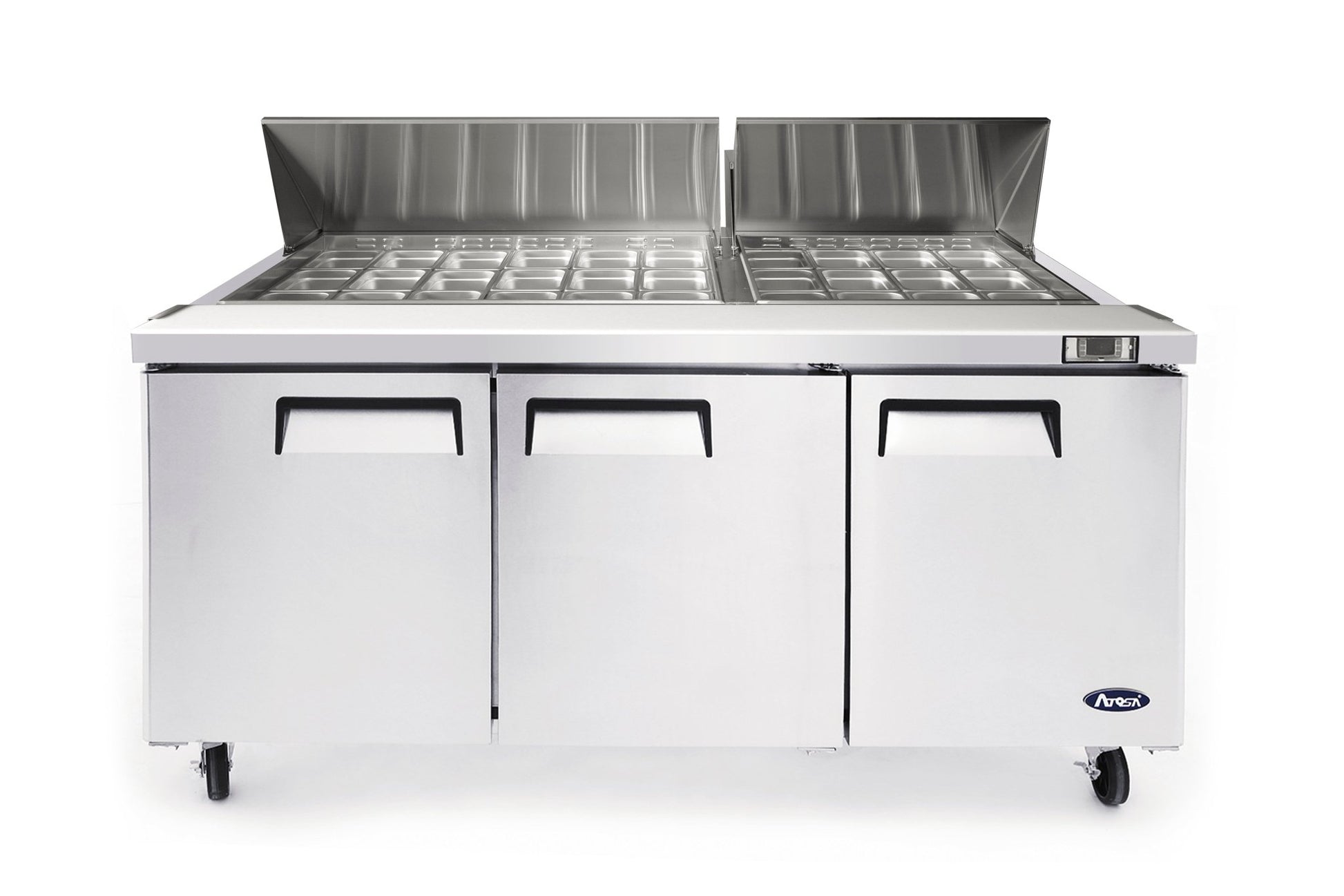 ATOSA MSF8308GR 72 Inch Three - Door Mega top Sandwich Prep Table