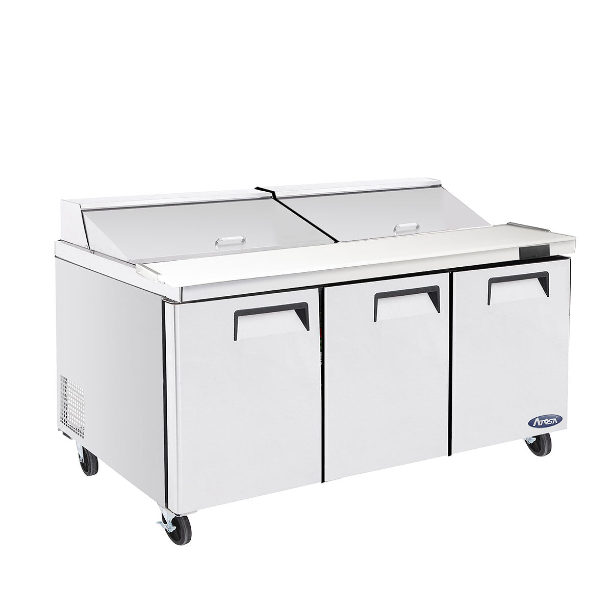 Atosa MSF8308GR 72" Refrigerated Mega Top Sandwich Prep Table, 21.1 Cu. Ft.