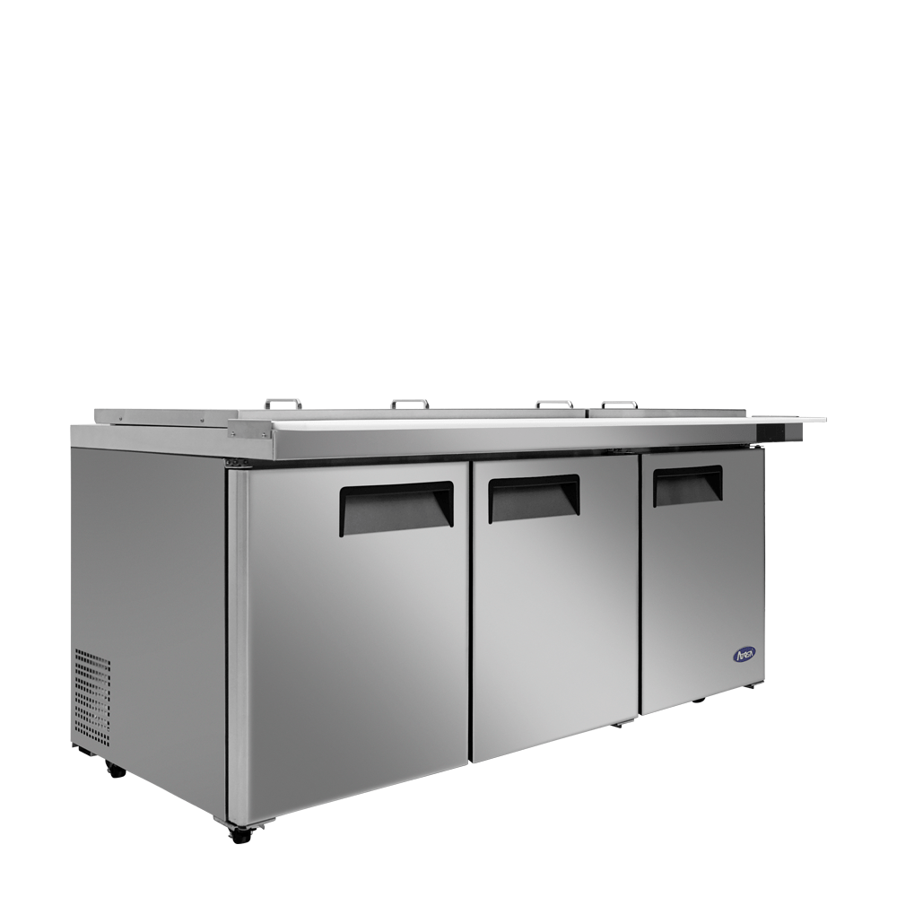 ATOSA MSF8308GR - NTCV 3 Door Mega Top Sandwich Prep Table 72"