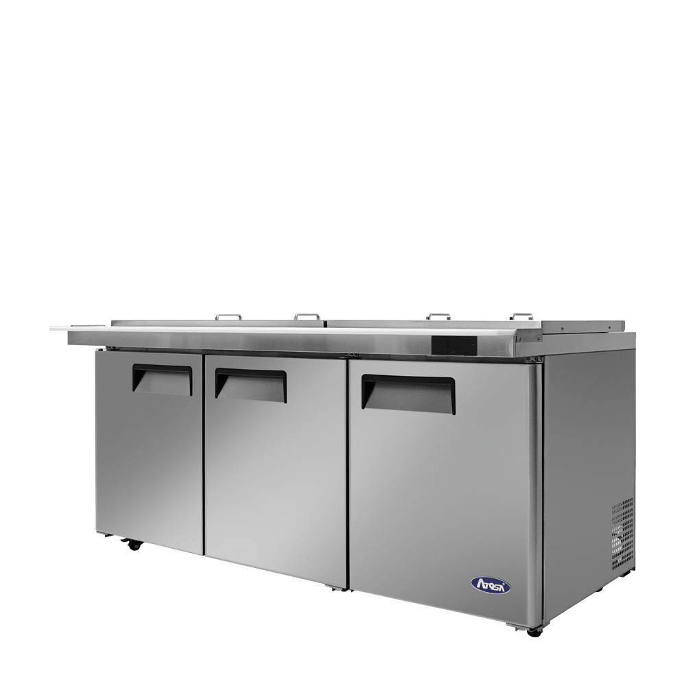 Atosa MSF8308GR-NTCV 73" Mega Top Sandwich Prep Table, 21.1 Cu. Ft.